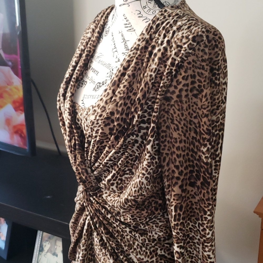 - Milano blouse cheetah print - Picture 5 of 8